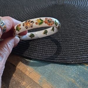 Floral Enamel Bracelet